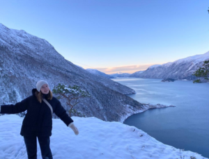 Dekorationsgrafik: Auslandsjahr in Norwegen