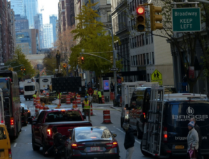 Dekorationsgrafik: Winter in New York