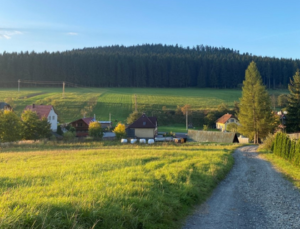 Landschaftsfoto vom OKO centrum, dem Ort, an dem der ESK Dienst durchgeführt wurde.