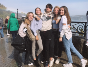 Dekorationsgrafik: Gruppenfoto aus Kanada